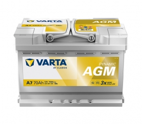 Varta Dynamic AGM 70Ah, 12V, A7