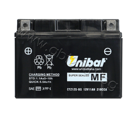 Unibat 11 Ah, 12 V - CTZ12S-BS