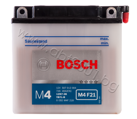 Bosch 7 Ah, 12 V, M4 - YB7L-B