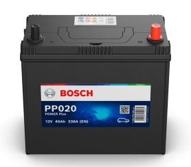 Bosch Power PLUS 45Ah, 12V, PP020, JIS, R+